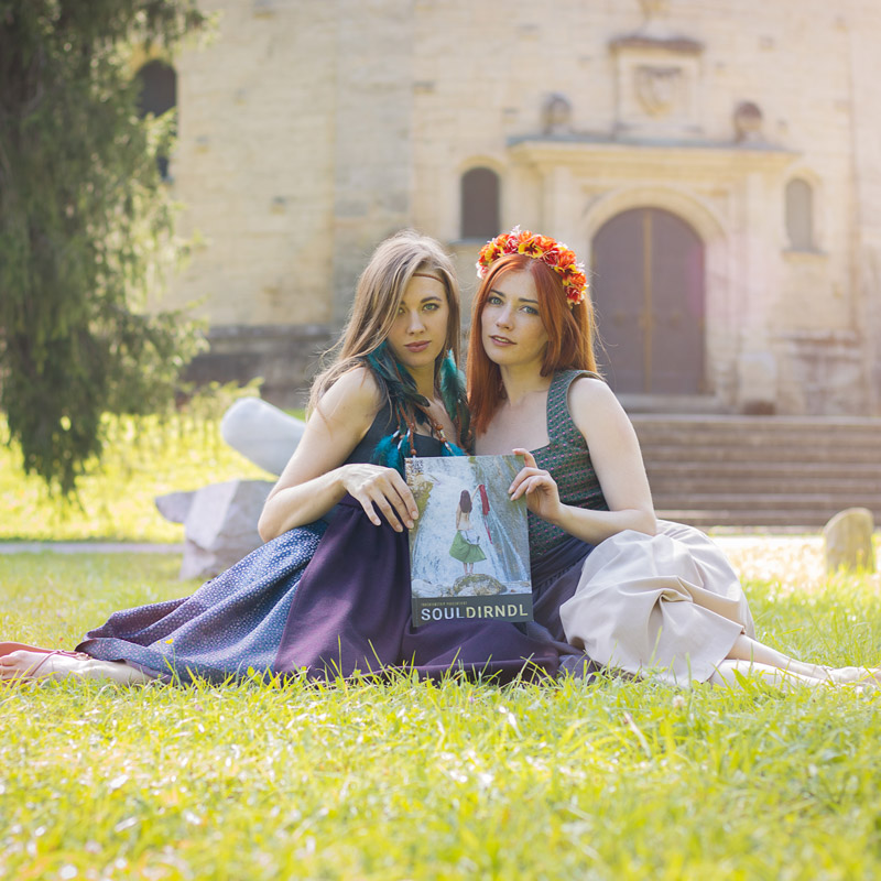 Bavarian beauties in sexy dirndls pose for SOUL DIRNDL