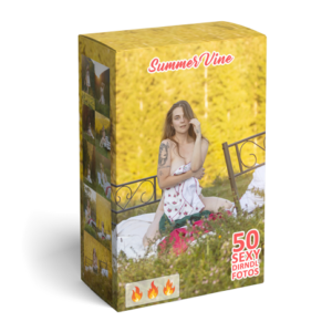 Summer Vine: Anna im Dirndl auf einer Almwiese im Bett