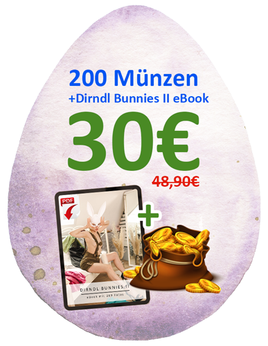 200 Muenzen Bunnies