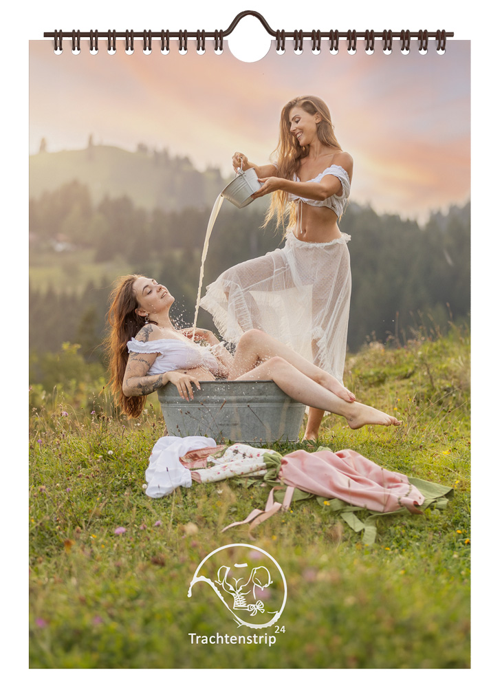 Trachtenstrip Sexy Dirndl Kalender 2024 Trachtenstrip Sexy Dirndl Kalender 2024